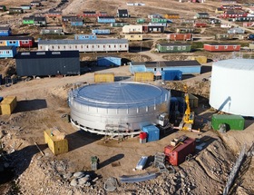 Greenland water tank
